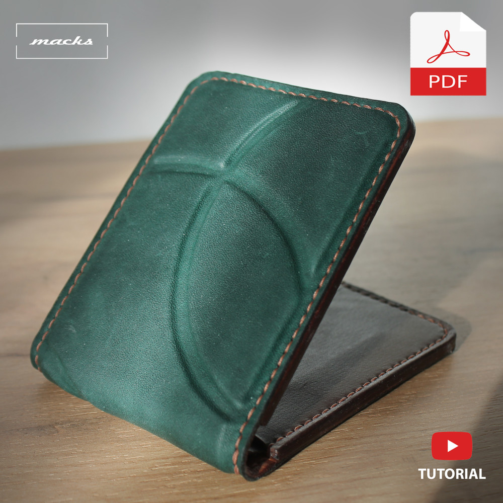 PDF Pattern Leather Wallet Bifold  4mm 0