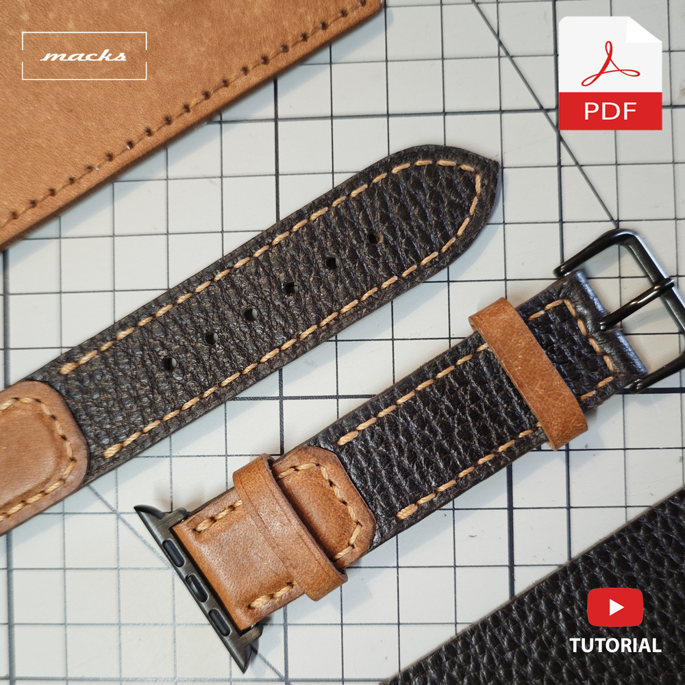 Leather Strap 22mm PDF Pattern 0