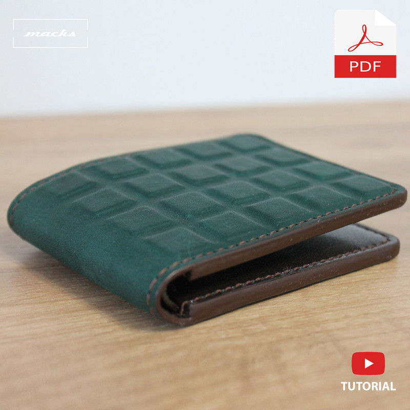 Leather Wallet PDF Pattern 4mm 0