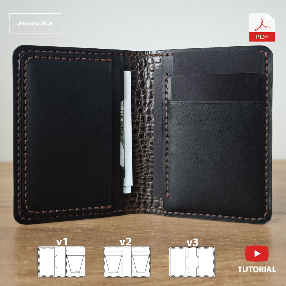 Leather Cardholder PDF Pattern 4mm 0