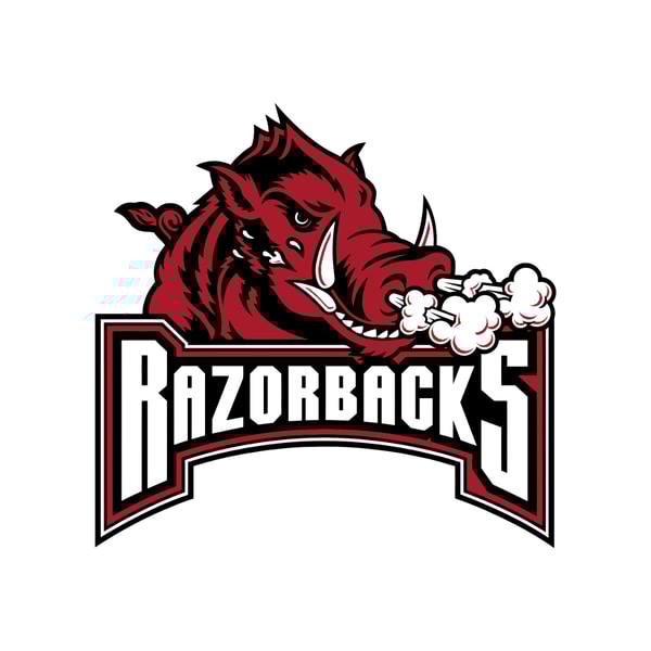 Arkansas Razorbacks Svg-Arkansas Razorbacks logo Svg-NCAA Te | Inspire ...
