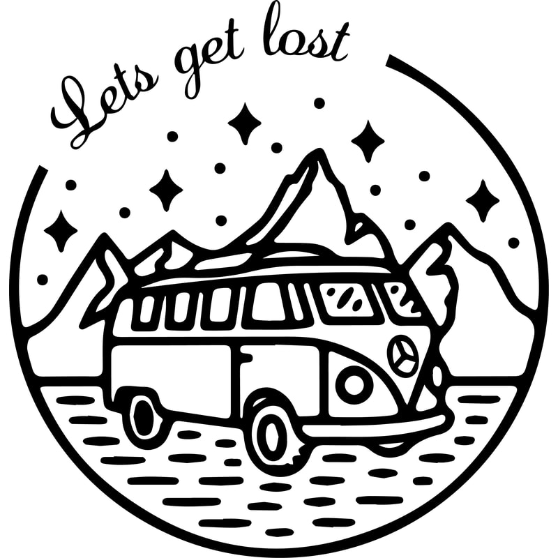 SL2906206-Let's get lost Svg, Camping Svg, Wolkswagen Type 2 Svg, Camper Svg, Cricut File, Svg.png