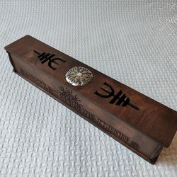 Wooden Norse Style Viking Shield Incense Stick Burner Box Laser Cut Home Decor - SPECIAL EDITION 3