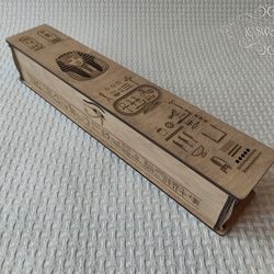 Wooden Ancient Egyptian Style Tutankhamun Pharaon Incense Stick Burner Box Laser Cut Home Decor