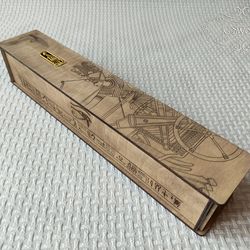 Wooden Ancient Egyptian Style Ramesses II Pharaon Incense Stick Burner Box Laser Cut Home Decor
