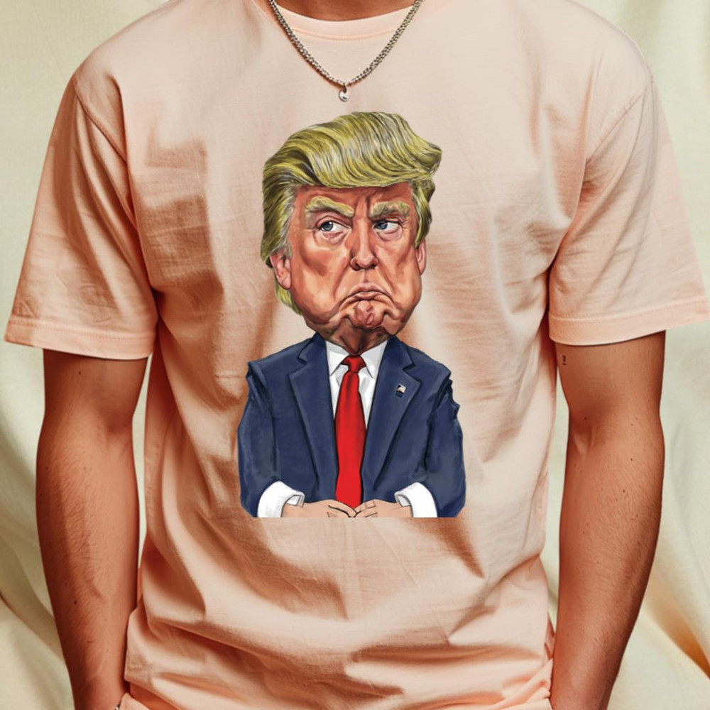 Cartoon of Donald Trump Pouting_T-Shirt_File PNG.jpg