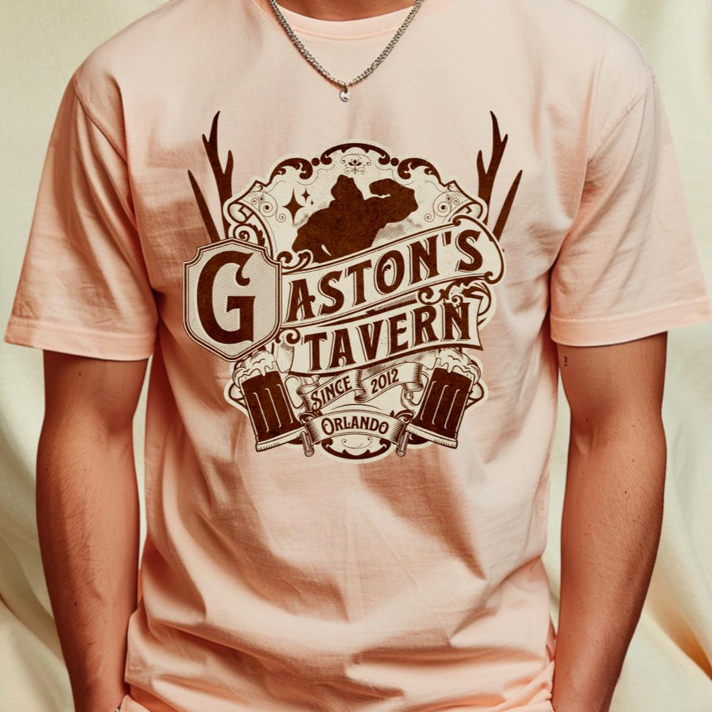 Gaston's Tavern Orlando Florida from Beauty and the Beast T-Shirt_T-Shirt_File PNG.jpg