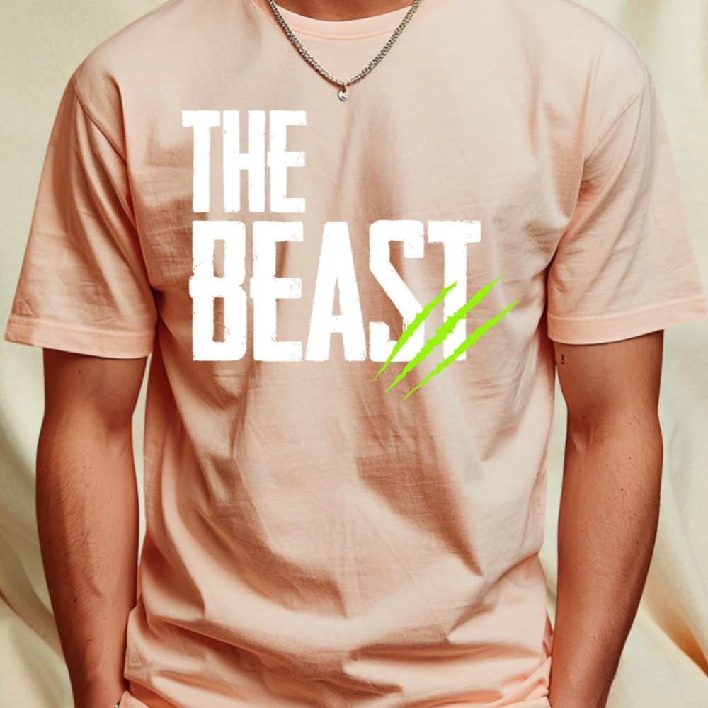 The Beast high fashion black and green tee T-Shirt_T-Shirt_File PNG.jpg