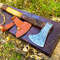 Custom Engraved Viking Axe In Wooden Box  Handcrafted Axe Collectible Axe Gift For Birthdays  Anniv 7