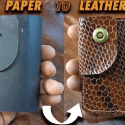Pattern leather cardholder - key holder from LeatherCraft with KAKA pdf