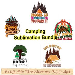camping bundle sublimation, camping png, shirt design, camping quotes