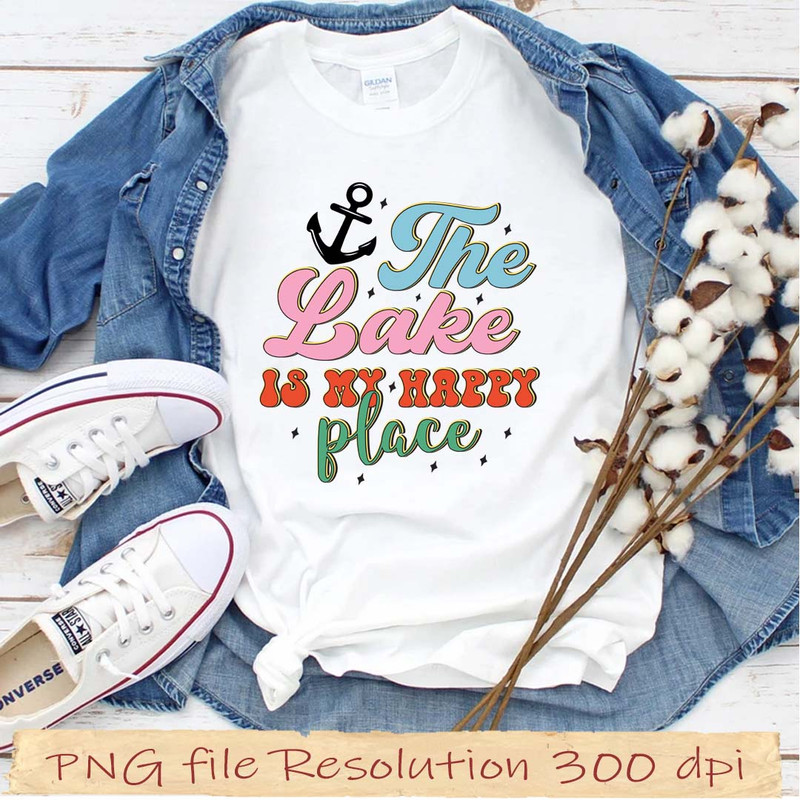 The Lake is My Happy Place Sublimation.jpg