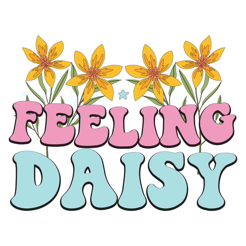 Feeling Daisy Retro PNG Sublimation-01.png