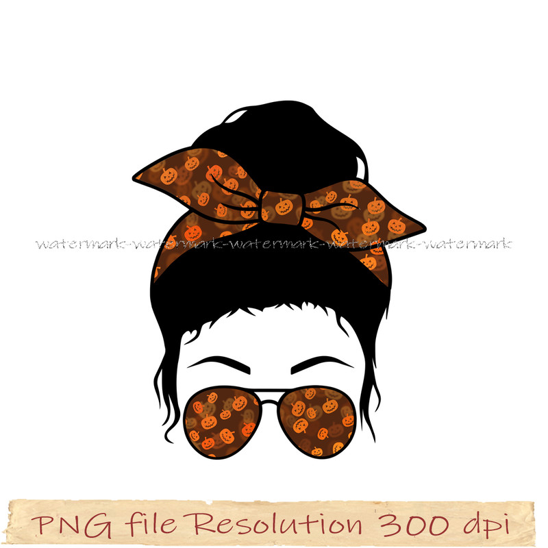 Halloween Messy Bun.jpg