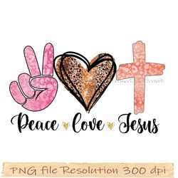 Religious Png Sublimation, Love heart png, Faith png, Peach Love Jesus png, 350 dpi, digital file instantdownload