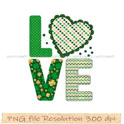 St. Patrick's Day Sublimation Bundle, Love st patricks day png, 350 dpi, digital file, Instantdownload