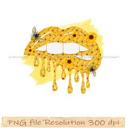 Sunflower Sublimation Bundle PNG, Sunflower png, Lips sunflower design, Design 350 dpi, digital file, Instantdownload