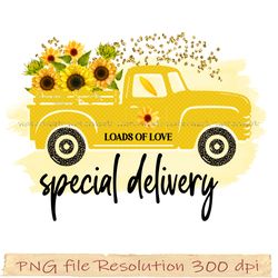 Sunflower Sublimation Bundle PNG, Sunflower png, loads of love special, Design 350 dpi, digital file, Instantdownload