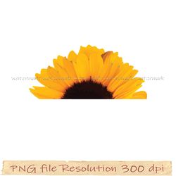 Sunflower Sublimation, png sunflower, Sunflower sublimation png, Digital file, Instantdownload