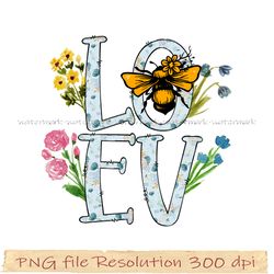 Wildflowers Sublimation PNG Bundle, Watercolor Wildflower png, love design digital file