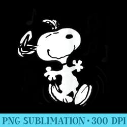 peanuts - snoopy dancing zip hoodie - high quality png files