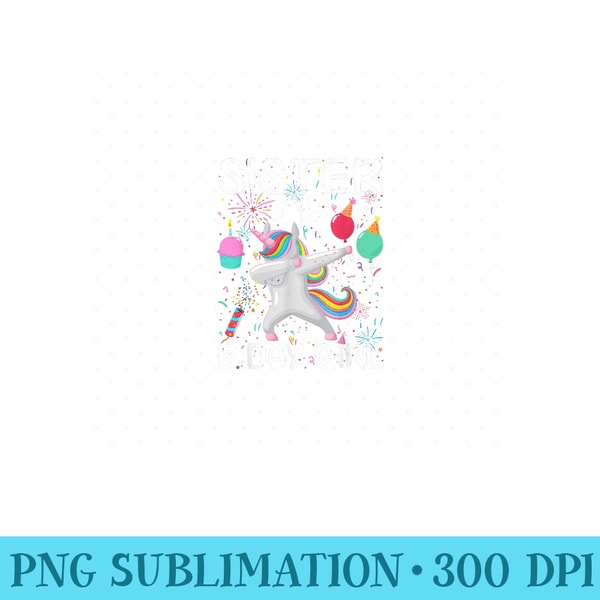 Matching Unicorn Sister , Sister of the Birthday Girl - Unique Sublimation PNG Download - Enhance Your Apparel with Stunning Detail