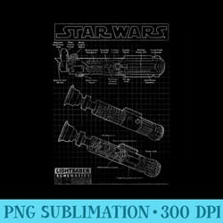 star wars lightsaber schematic diagram grid graphic t - high resolution png download