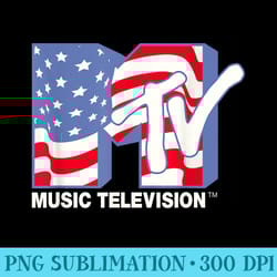 mtv americana flag logo - png file download