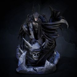 Dark Batman 3D Model STL Bruce Wayne, DC Comics Fan Art