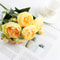 Artificial Roses Silk Peony Bouquet Home Decoration Accessories Wedding Party Flowers Scrapbook Cra 8