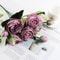 Artificial Roses Silk Peony Bouquet Home Decoration Accessories Wedding Party Flowers Scrapbook Cra 11