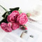 Artificial Roses Silk Peony Bouquet Home Decoration Accessories Wedding Party Flowers Scrapbook Cra 16
