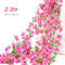 Artificial Flowers, Sakura Garland, Cherry Blossom Vine, Wedding Arch Decoration, Silk Fake Plants, Garden Backdrop