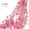 Artificial Flowers, Sakura Garland, Cherry Blossom Vine, Wedding Arch Decoration, Silk Fake Plants, Garden Backdrop