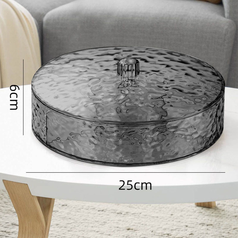 Thickened Multi-layer Stacked Fruit Plate, Household Nut Plate, Melon Seeds Compartment, Snack Fruit Plate Storage Box