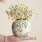 Art Ceramic Vase, Handmade Ice Crackle Vase, Home Decoration for Living Rooms and Offices, Fresh or Dry Flower