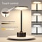 USB Rechargeable Table Lamp, Portable Wireless LED Night Light, Touch Sensor for Bedside Reading and Desktop Decor
