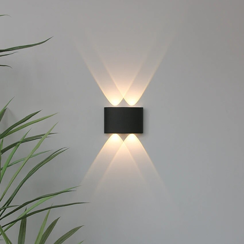 Waterproof LED Wall Light, Outdoor Indoor Lighting, for Garden, Stair, and Patio