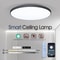 Modern Smart LED Ceiling Lamp Dimmable, APP and Remote Control for Bedroom, Living Room
