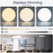 Modern Smart LED Ceiling Lamp Dimmable, APP and Remote Control for Bedroom, Living Room