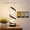 Modern Spiral Table Lamp, Dimmable LED Night Light for Bedside, Desk, Office, and Living Room Decor