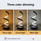 Modern Spiral Table Lamp, Dimmable LED Night Light for Bedside, Desk, Office, and Living Room Decor