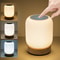 Portable, Rechargeable Table Light, Dimmable Touch Bedside Lamp for Bedroom, Living Room, with Adjustable Temperatures