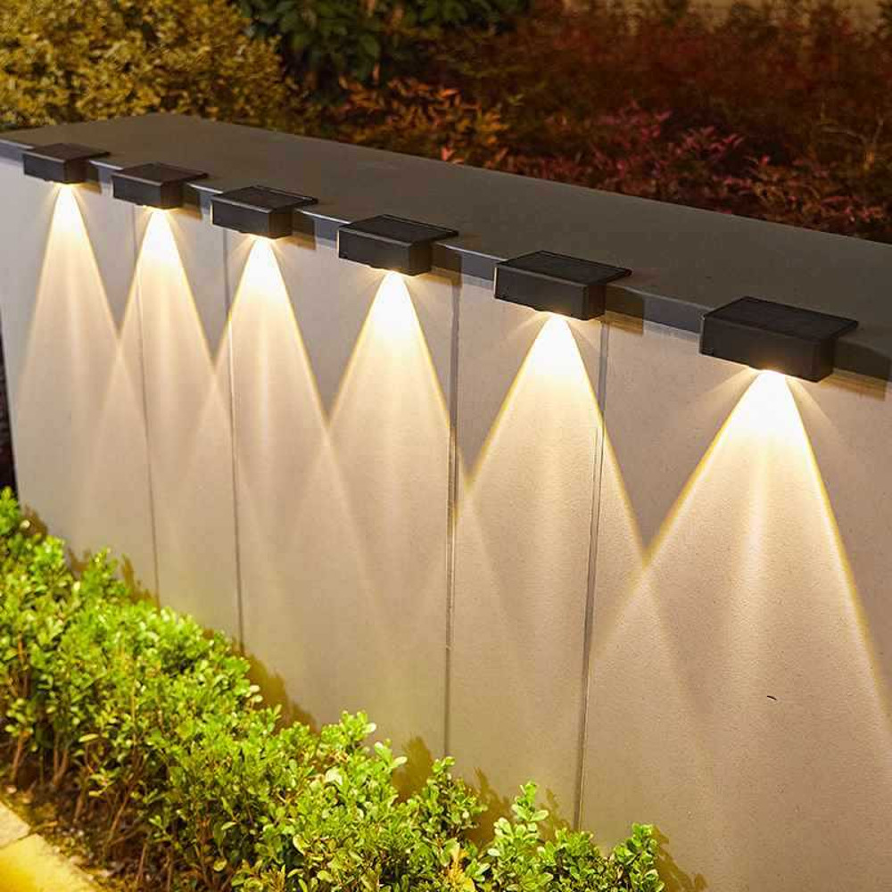 Ultra Bright Solar Lights Outdoor, Waterproof Garden Wall Lamp, Decorative Induction Lighting