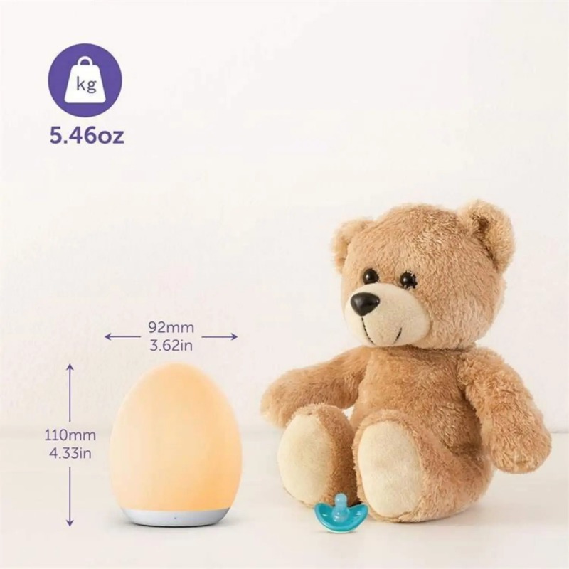 USB Rechargeable Night Light, RGB Changing Color Lamp, with Remote Control, Touch Dimmable, Portable Bedside Table Lamp