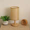 Modern LED Table Lamp, Dimmable USB Bedside Light, Simple Style Fabric Lampshade for Bedroom Decor, Night Light