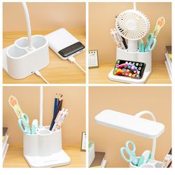 usb desk lamp, dimmable eye protection reading light, flexible goose neck for bedroom, bedside, dormitory