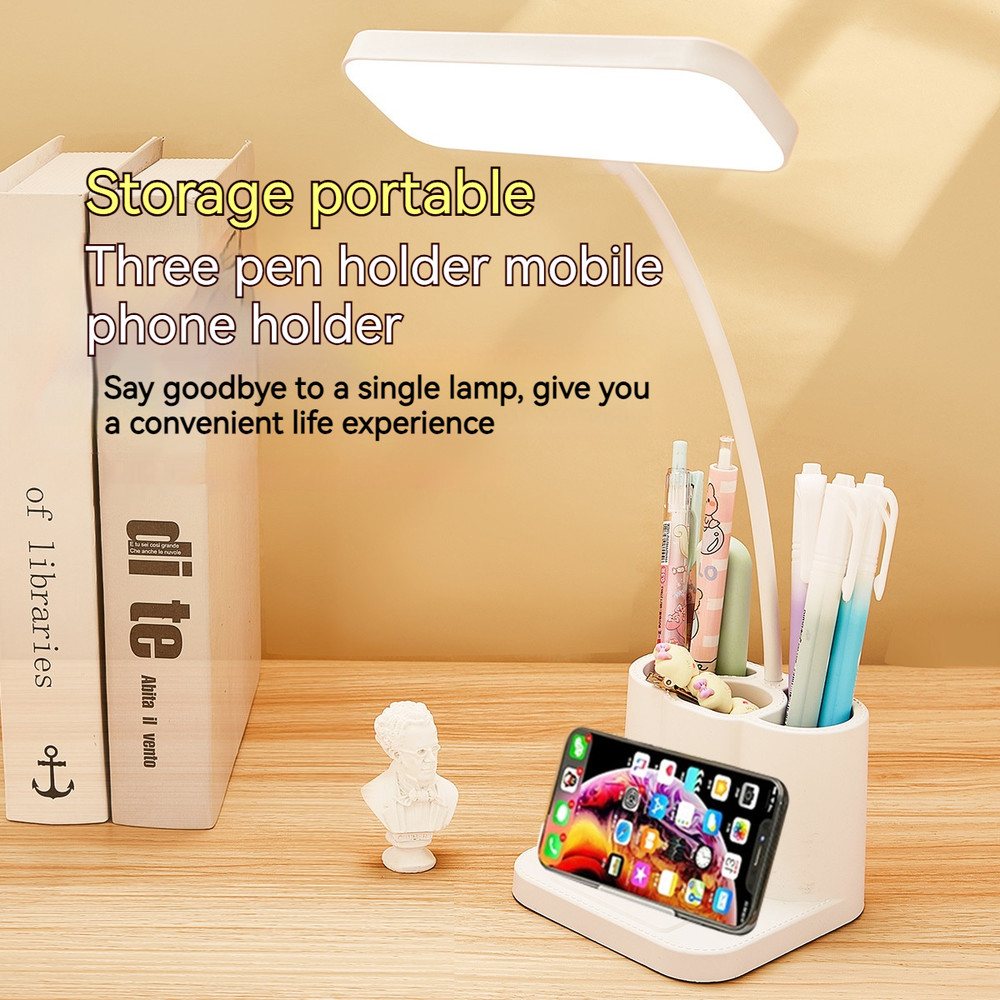 USB Desk Lamp Dimmable Eye Protection Reading Light Flexible Goose Neck For Bedroom Bedside Dormito 5