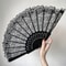 Elegant Vintage Lace Hand Fan Floral Folding Fan For Women Cosplay Photo Prop Belly Dance And Stage 2