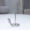 Polished Stainless Steel Fisherman, Balancing Sculpture, Desktop Craft Decoration